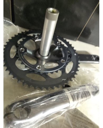 Guarnitura Shimano 105 FC-5650 - 2x9/10v - 50/34 - 175 mm - Stile Vintage