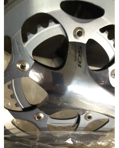 Guarnitura Shimano 105 FC-5650 - 2x9/10v - 50/34 - 175 mm - Stile Vintage