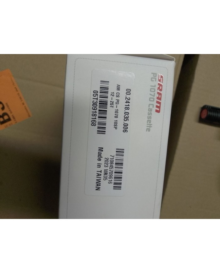 cassetta nuova per bici da corsa 10 vel sram pg- 1070 12-25 compatibile shimano