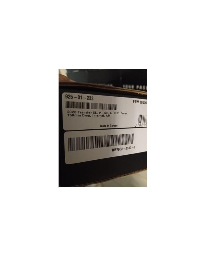 Fox Racing Shox Reggisella Transfer SL Performance Elite 31,6 Vario 150mm