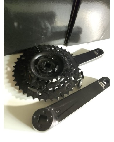 Guarnitura Shimano FC-MT101 - 3x9v - 22/30/40 - 175 mm - Perno quadro