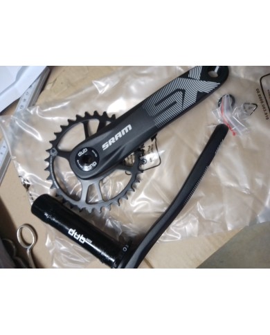 Guarnitura SRAM nuova perno DUB sx pediv 175 32t boost offset 3mm
