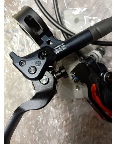 freno mtb anteriore nuovo shimano slx bl-m7100 tubo olio 85cm pronto all uso