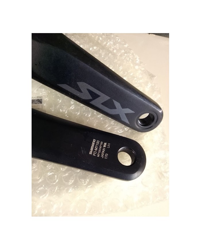 Guarnitura Shimano SLX FC-M7100 - 12v - 32T - Pedivelle 170 mm - Perno 24 mm - MTB