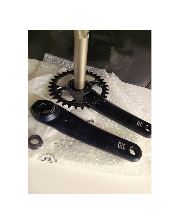 Guarnitura Shimano SLX FC-M7100 - 12v - 32T - Pedivelle 170 mm - Perno 24 mm - MTB