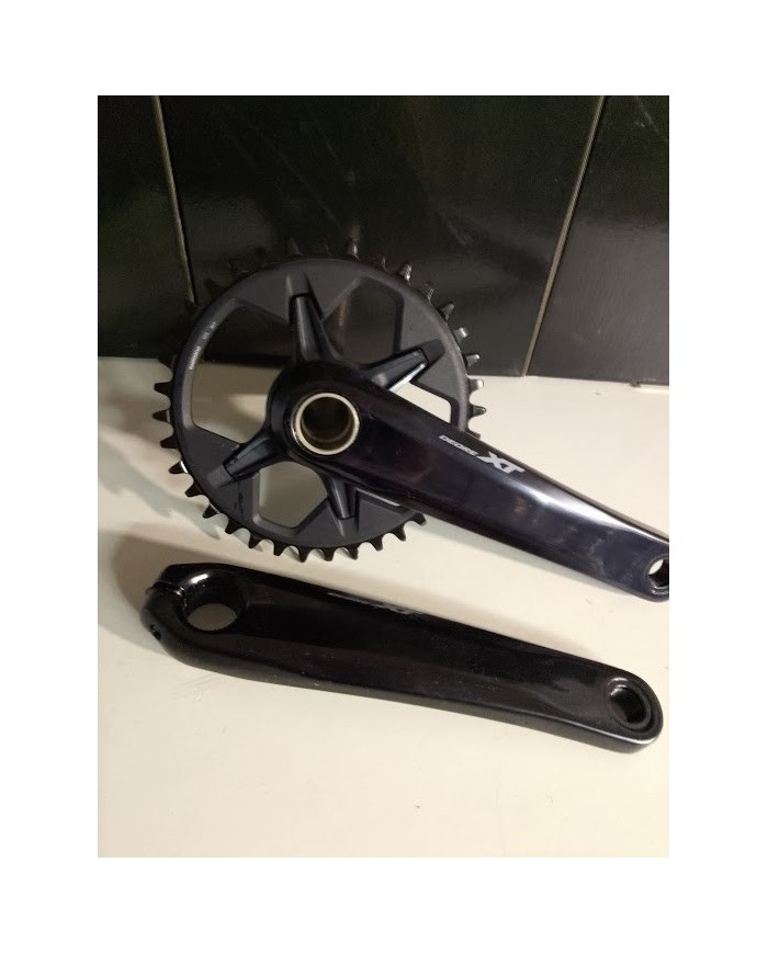 Guarnitura Shimano XT FC-M8100 - 36T - 12 velocità - Pedivelle 175 mm - Perno 24 mm