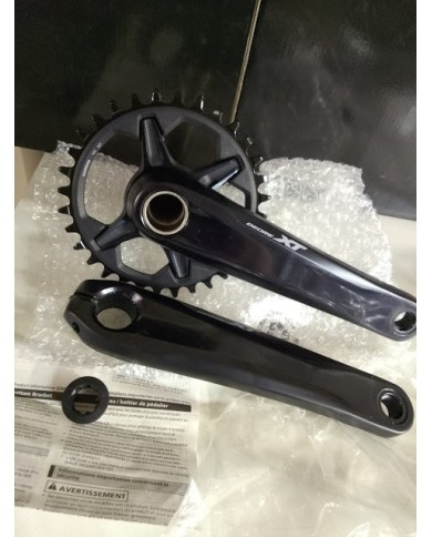 Guarnitura Shimano XT FC-M8100 - 32T - 12 velocità - Pedivelle 175 mm - Perno 24 mm