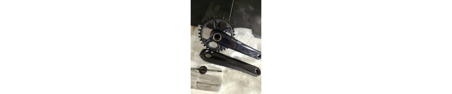 Guarnitura Shimano XT FC-M8100 - 32T - 12 velocità - Pedivelle 175 mm - Perno 24 mm