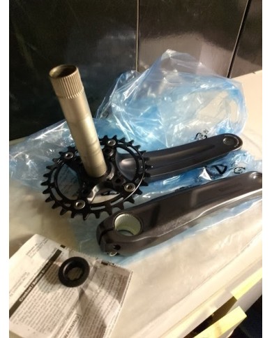 Shimano Deore FC-MT510-1 Guarnitura MTB 1x12v 30T - Pedivelle 175 mm