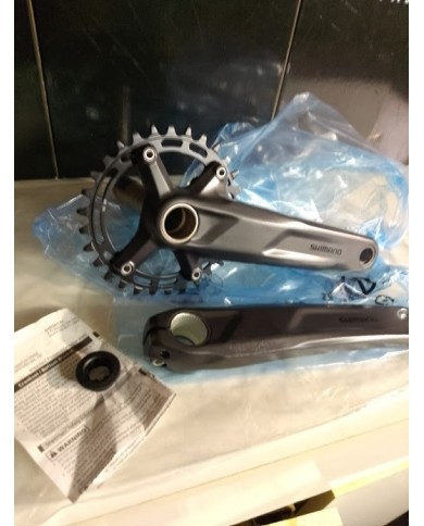 Shimano Deore FC-MT510-1 Guarnitura MTB 1x12v 30T - Pedivelle 175 mm