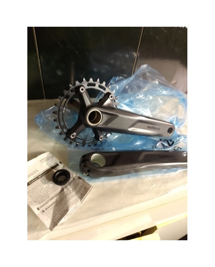 Shimano Deore FC-MT510-1 Guarnitura MTB 1x12v 30T - Pedivelle 175 mm