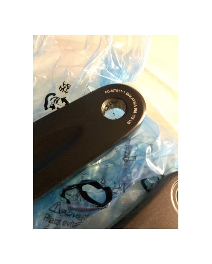 Shimano Deore FC-MT510-1 Guarnitura MTB 1x12v 30T - Pedivelle 175 mm