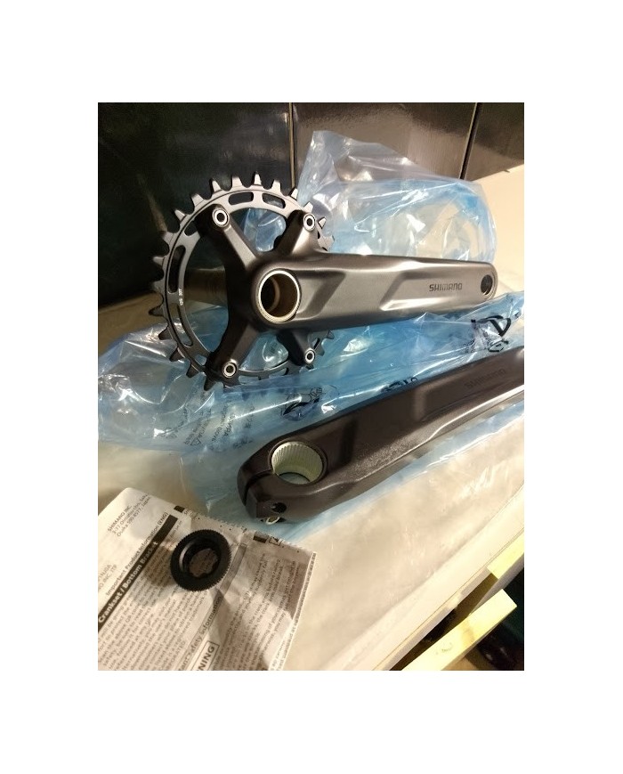 Shimano Deore FC-MT510-1 Guarnitura MTB 1x12v 30T - Pedivelle 175 mm