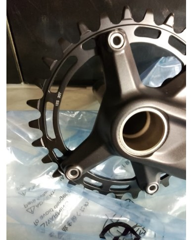 Shimano Deore FC-MT510-1 Guarnitura MTB 1x12v 30T - Pedivelle 175 mm