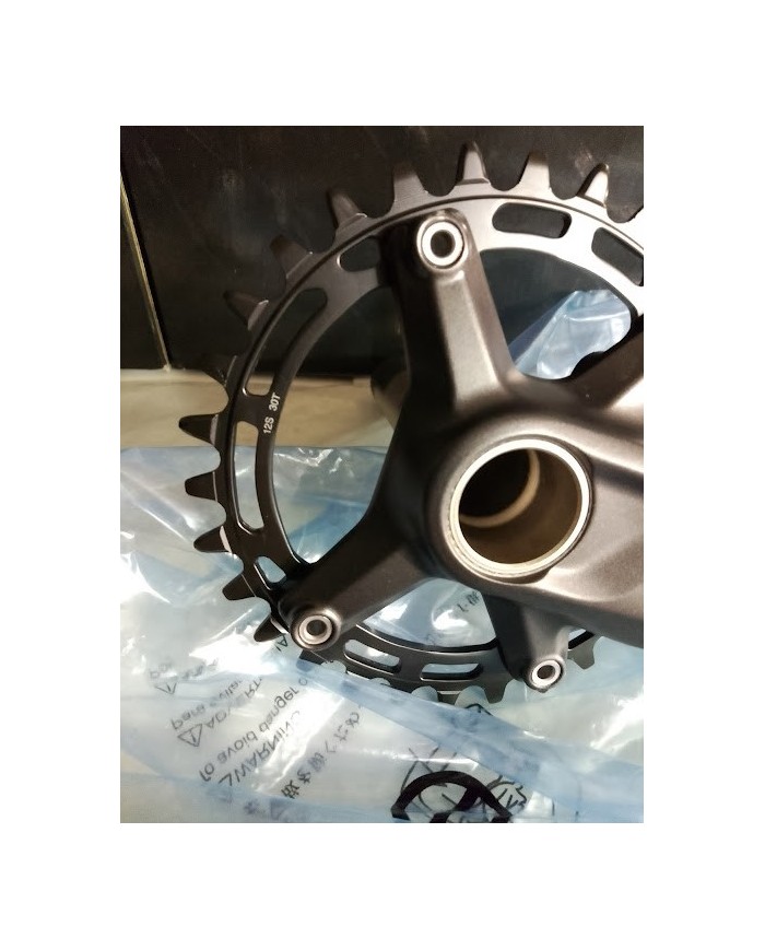 Shimano Deore FC-MT510-1 Guarnitura MTB 1x12v 30T - Pedivelle 175 mm