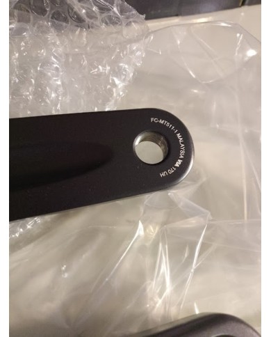 Shimano FC-MT511 Guarnitura MTB 1x12v - 30T - Pedivelle 170 mm