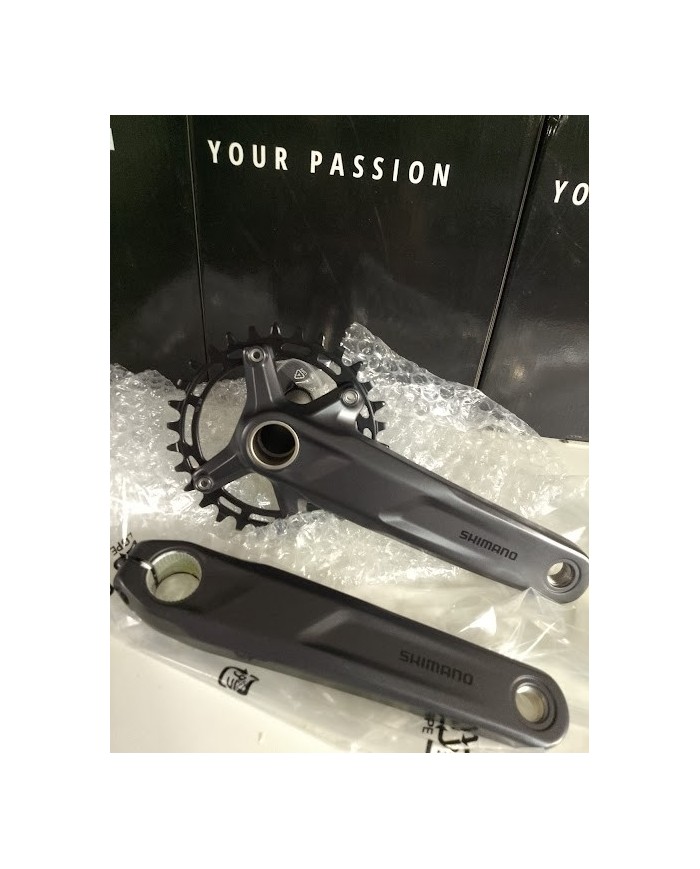 Shimano FC-MT511 Guarnitura MTB 1x12v - 30T - Pedivelle 170 mm