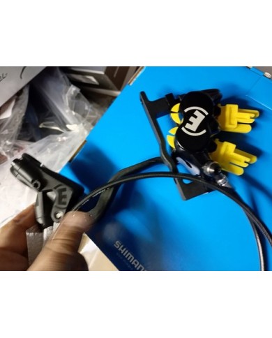 Freno Anteriore MTB Nuovo 4 Pist Magura Mt5 Tubo olio 75cm