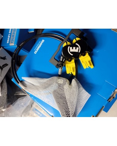 Freno Anteriore MTB Nuovo 4 Pist Magura Mt5 Tubo olio 75cm