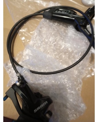 Freno MTB Anteriore Nuovo SRAM Level T Pronto All Uso Tubo 75cm