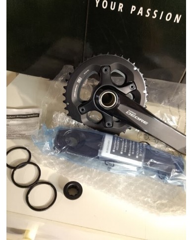 Guarnitura mtb 10 vel Shimano FC-M6000 doppia 38-28 10v 175mm