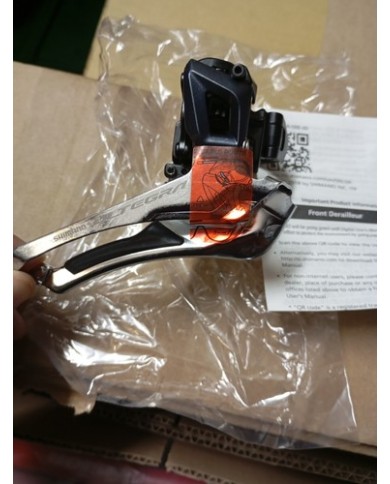 Deragliatore Anteriore Bici Corsa 2x11 Vel Collarino 31,8mm Shimano Ultegra...