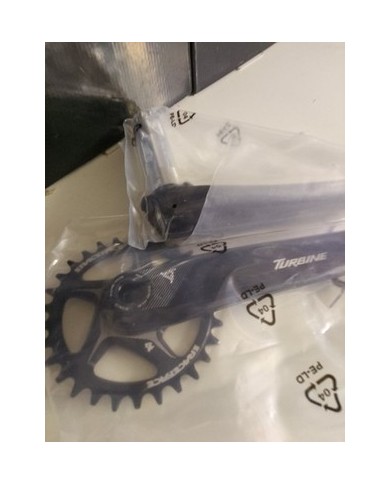 Guarnitura MTB nuova raceface perno 30mm lungo 116mm corona 30t pedivelle 175mm