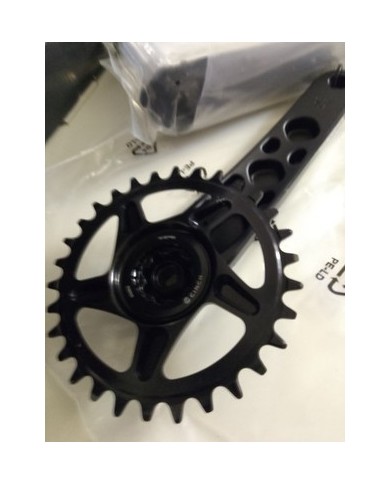 Guarnitura MTB nuova raceface perno 30mm lungo 116mm corona 30t pedivelle 175mm