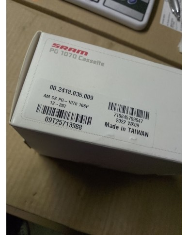 cassetta nuova per bici da corsa 10 vel sram pg- 1070 12-28 compatibile shimano