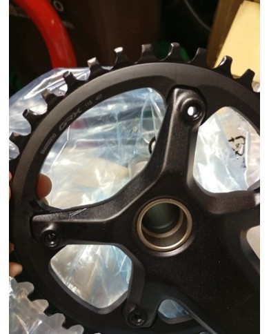 Guarnitura Gravel Shimano Grx Fc-rx600-11 Vel Corna Da 40t Pedivelle 175mm