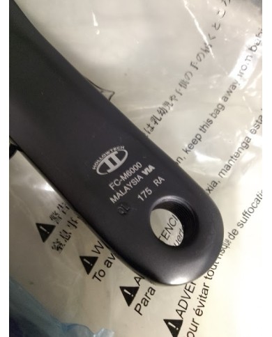 Guarnitura Shimano Deore FC-M6000 2x10v 38-28T 175mm – MTB – Hollowtech II – Perno 24mm