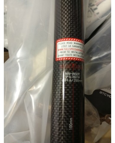 Reggisella 31.6mm Lungh 35cm Fsa In Alluminio Con Look Carbon Nuovo