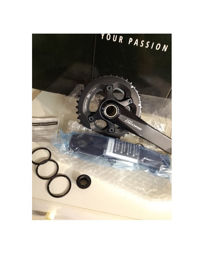 Guarnitura Shimano Deore FC-M6000 2x10v 38-28T 175mm – MTB – Hollowtech II – Perno 24mm