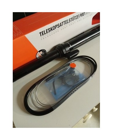 Reggisella Telescopico MTB E-bike Diam 31,6 escurs 125mm Passaggio Cavo Esterno