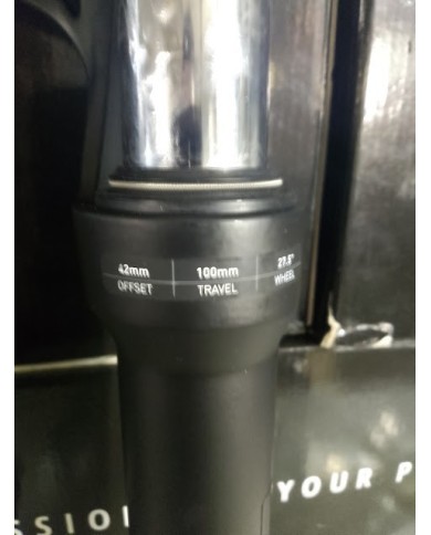 forcella mtb 27,5 canotto dritto, non conico ,RockShox Judy TK a molla 100mm QR