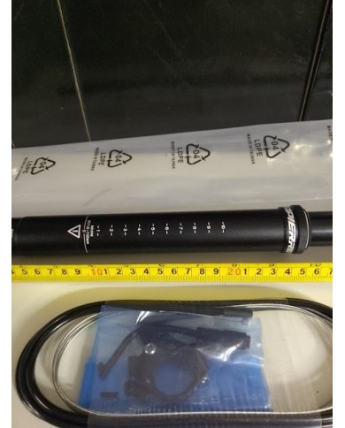 reggisella telescopico mtb nuovo diam 31,6 escurs 100mm cavo interno marca jd