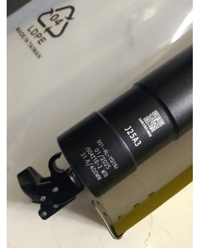 reggisella telescopico mtb nuovo diam 31,6 escurs 100mm cavo interno marca jd