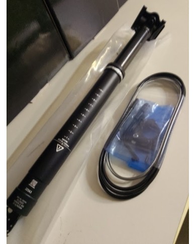 reggisella telescopico mtb nuovo diam 31,6 escurs 100mm cavo interno marca jd