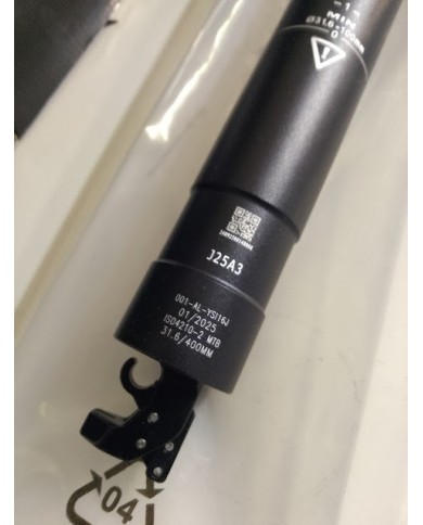 reggisella telescopico mtb nuovo diam 31,6 escurs 100mm cavo interno marca jd