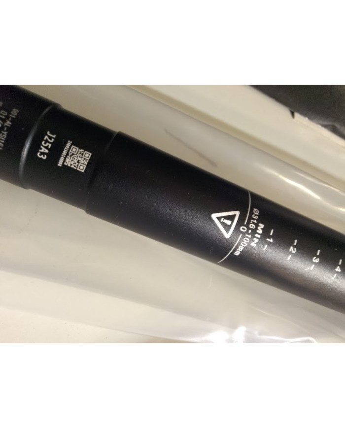 reggisella telescopico mtb nuovo diam 31,6 escurs 100mm cavo interno marca jd