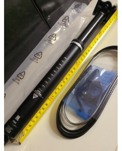 reggisella telescopico mtb nuovo diam 31,6 escurs 100mm cavo interno marca jd