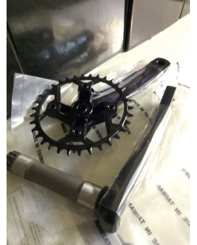 Guarnitura FSA Gamma Pro 1x12/1x11V Gravel MTB 34T 175 mm – Perno 24 mm Shimano/Sram