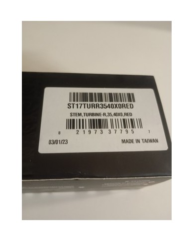 Stem MTB Diametro 35mm Lunghezza 40mm Rosso Raceface Turbine R 0 Inclinazione