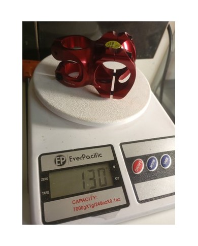 Stem MTB Diametro 35mm Lunghezza 40mm Rosso Raceface Turbine R 0 Inclinazione