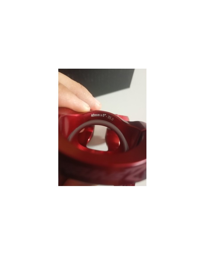 Stem MTB Diametro 35mm Lunghezza 40mm Rosso Raceface Turbine R 0 Inclinazione
