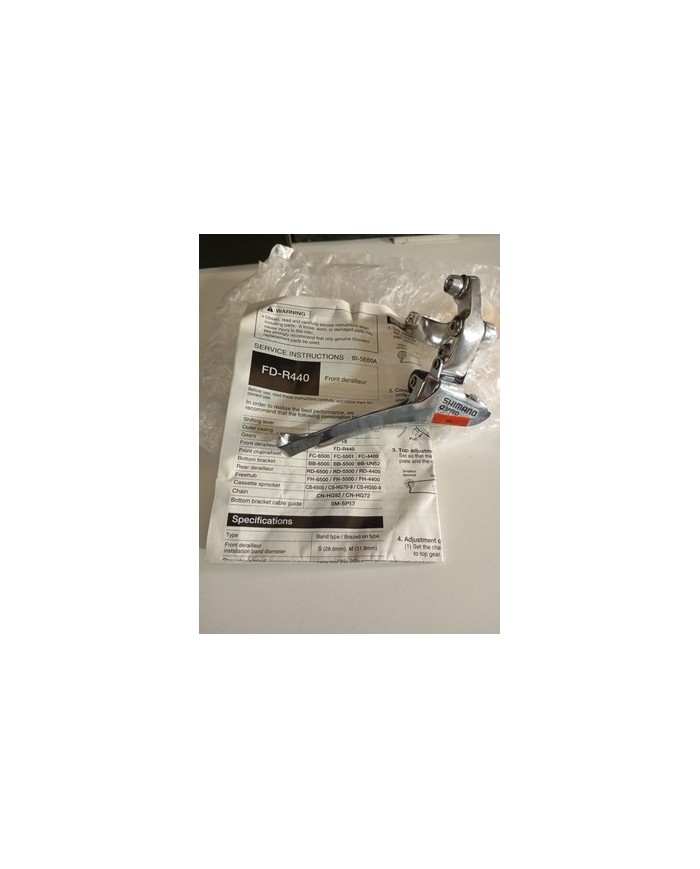 Deragliatore Anteriore 2 Vel Bici Corsa Shimano Fd-r440