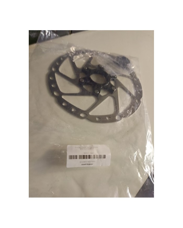 disco freno sm-rt64m 180mm center lock anello bloccaggio interno SHIMANO freni b