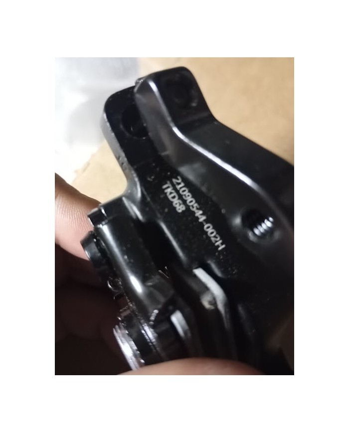 pinza freno mtb meccanica tektro tkd-68 nuova compreso adattatore per disco 180