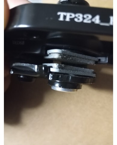 pinza freno mtb meccanica tektro tkd-68 nuova compreso adattatore per disco 180