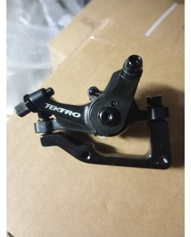 pinza freno mtb meccanica tektro tkd-68 nuova compreso adattatore per disco 180